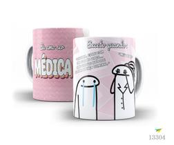 Caneca Flork profissões - médica