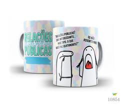Caneca Flork profissões - relações públicas