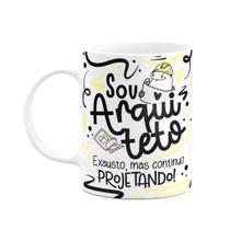 Caneca Flork Profissões - Sou Arquiteto - Branca