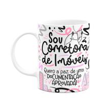 Caneca Flork Profissões - Sou Corretora de imóveis