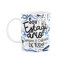 Caneca Flork Profissões - Sou estagiário Caneca Flork Profissões - Sou estagiário
