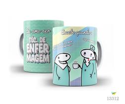 Caneca Flork profissões - técnica de enfermagem