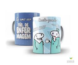 Caneca Flork profissões - técnico de enfermagem
