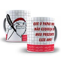 Caneca Flork Que O Papai Noel Não Esqueça Do Meu Presente