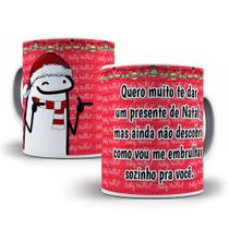 Caneca Flork Quero Muito Te Dar Um Presente Natal 325Ml