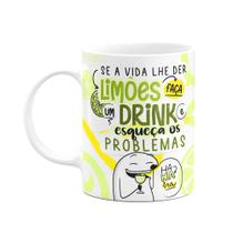 Caneca Flork - Se a vida lhe der limões, faça um drink! Caneca Flork - Se a vida lhe der limões, faça um drink!