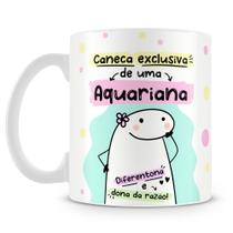Caneca Flork - Signo de Aquário - Cerâmica de Alta Qualidade, 325 ml, Resistente ao Micro-ondas e Lava-louças Caneca Flork - Signo de Aquário - Cerâmica de Alta Qualidade, 325 ml, Resistente ao Micro-ondas e Lava-louças