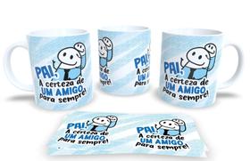 Caneca Flork Te Amo Pai Estilo Meme para Pais BemHumorados