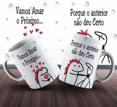 Caneca Flork Vamos Amar O Próximo Porque O Anterior Não Deu