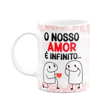 Caneca Florkito Namorados - O nosso amor é infinito Caneca Florkito Namorados - O nosso amor é infinito