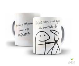 Caneca Florky, Amai o próximo como a ti mesmo, mas tem uns Caneca Florky, Amai o próximo como a ti mesmo, mas tem uns