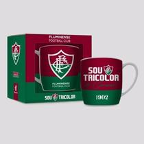 Caneca Fluminense Porcelana Grená e Verde