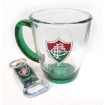 Caneca Fluminense Vidro e Abridor 370 Ml Caneca Fluminense Vidro e Abridor 370 Ml