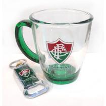 Caneca Fluminense Vidro e Abridor 370 Ml