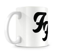 Caneca Foo Fighters Branca - Starnerd