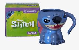 Caneca Formato 3D 250 ML Disney Lilo & Stitch Alça de orelha Cor:Azul Caneca Formato 3D 250 ML Disney Lilo & Stitch Alça de orelha Cor:Azul