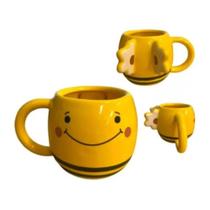 Caneca Formato 3d Abelhinha 500ml Amarelo Abelha - Zona Criativa
