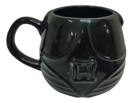 Caneca Formato 3d Pomo De Ouro Preta Escola De Magia Bruxo