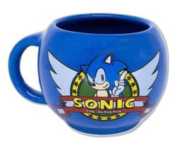 Caneca Formato 3D Sonic The Hedgehog Clássico Sonic Sega