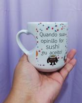 Caneca formato de coração