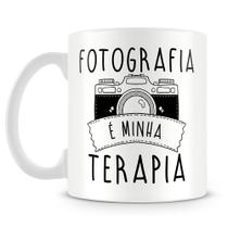 Caneca Fotografia é Minha Terapia - Presente Criativo para Fotógrafos Caneca Fotografia é Minha Terapia - Presente Criativo para Fotógrafos