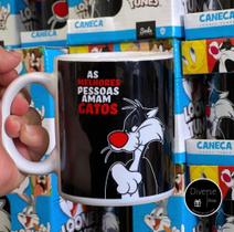Caneca Frajola - As Melhores Pessoas Amam Gatos - Looney Tunes