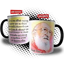 Caneca Frase do Professor Paulo Freire Ingenuidade da Classe Dominada