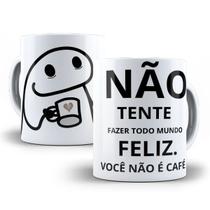 Caneca Frases Café Engraçada Meme Flork Personalizada 19