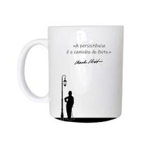 Caneca Frases Charlie Chaplin 1 de Plástico Rígido