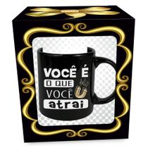 Caneca Frases Preta Sortida 320mL Caneca Frases Preta Sortida 320mL
