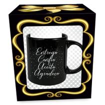 Caneca Frases Preta Sortida 320mL Caneca Frases Preta Sortida 320mL