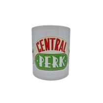 Caneca Friends Central Perk Cerâmica Branca 325 ml