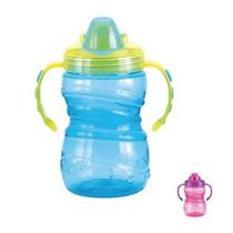 Caneca Fun 300ml Com Alça Azul com Verde - Kuka