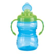 Caneca Fun 300ml Com Alça Azul com Verde - Kuka