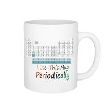 Caneca Funny Chemistry Eu uso esta caneca periodicamente 330 ml