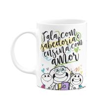 Caneca Funny Professor - Ensina com amor
