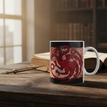 Caneca Game Of Thrones Targaryen Rei Da Noite Stark Branco Got 4 Caneca Game Of Thrones Targaryen Rei Da Noite Stark Branco Got 4