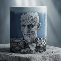 Caneca Game Of Thrones Targaryen Rei Da Noite Stark Branco Got 8