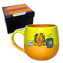 Caneca Garfield 400ml Maggie Xicara Ceramica Caixa Presente Zona Criativa