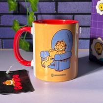 Caneca Garfield Acorde-me Para o Café da Manhã 350ml Cerâmica Licenciada
