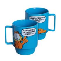 Caneca Garfield Empilhável Porcelana Azul 400ML Oficial Nickelodeon - Zona Criativa Caneca Garfield Empilhável Porcelana Azul 400ML Oficial Nickelodeon - Zona Criativa