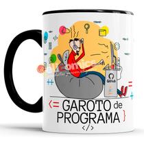 Caneca Garoto De Programa - alça e interior preto