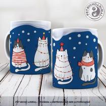 Caneca - Gatinhos de Natal - PET BICHO ANIMAL