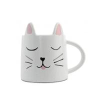 Caneca Gato Gatinho Feliz Ceramica Cute Kitty Ref. 2932