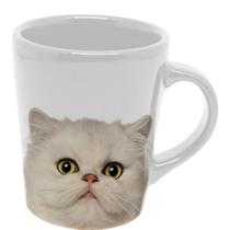 Caneca Gato Persa Branco Ceramica 270ml