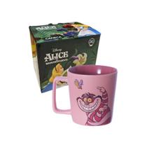 Caneca Gato Risonho Alice Disney Zona Criativa Buck 400ml Xicara Cerâmica Presente Café Cor:RosaNome do Desenho:Gato Ri Caneca Gato Risonho Alice Disney Zona Criativa Buck 400ml Xicara Cerâmica Presente Café Cor:RosaNome do Desenho:Gato Ri