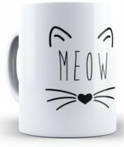 Caneca Gatos - Miado - Meow II Caneca Gatos - Miado - Meow II