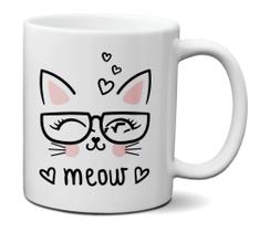 Caneca Gatos - Miado - Meow Caneca Gatos - Miado - Meow
