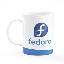 Caneca Geek Fedora Linux - Branca