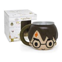 Caneca Geek Formato 3d Harry Potter Em Resina E Inox 250ml